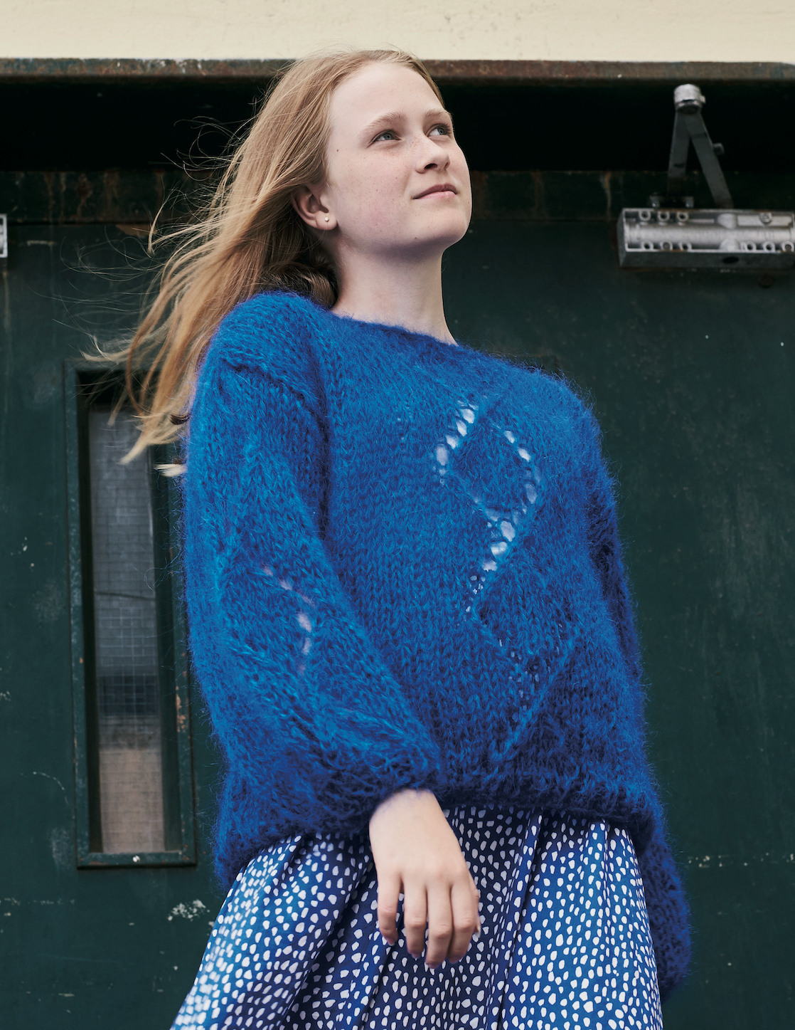 Sweater med rombmönster - Bella