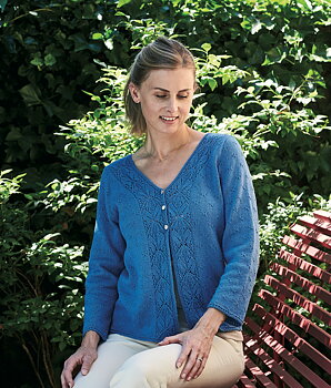 Cardigan med trekvartsärmar 893537 - Ellen by Permin PDF