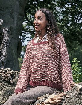 Lös Sweater i Viola & Angel by Permin