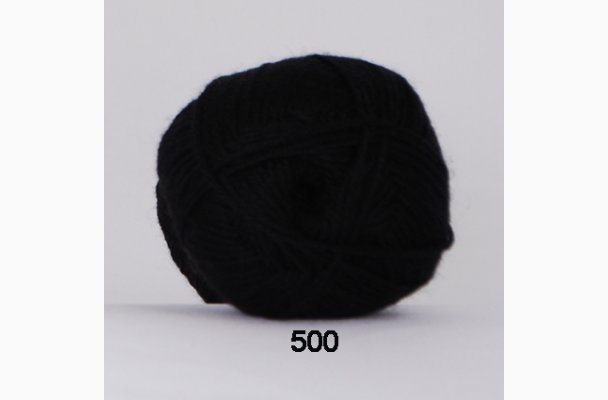 Bamboo Wool - Svart 500