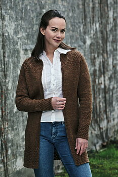 Lång Cardigan med Raglan - Sarah
