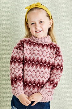 Mönstrad sweater - Luna