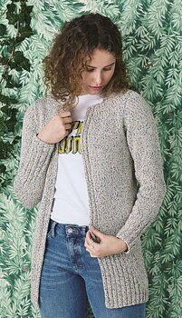 Cardigan med resår - Viola by Permin