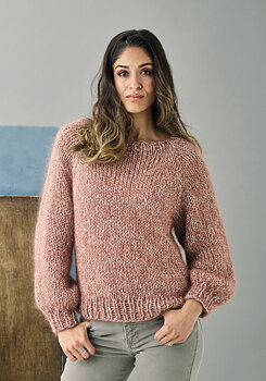Raglanjumper i Bella, Viola och Lamé