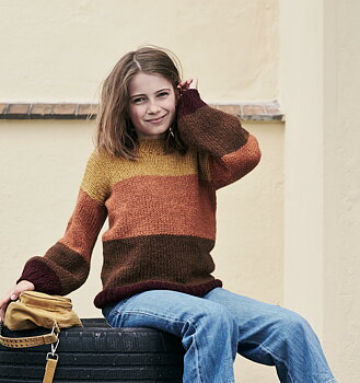 Randig Sweater till barn - Alice