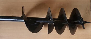 Lös jordborr till Bernards hydrauliska motorenhet, 133 mm