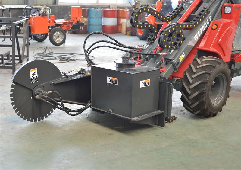 Asfaltsskärare hydraulisk för klinga, med vatten tank - 2
