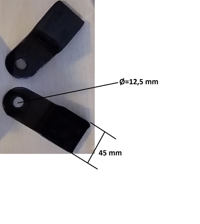 Y-slaga till ATV slagklippare, liten modell, 2-pack