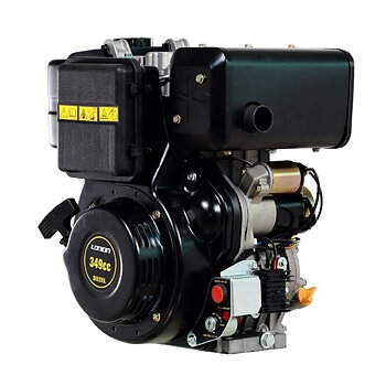 Dieselmotor Loncin 10 hk, 25,4 mm axel, elstart. 