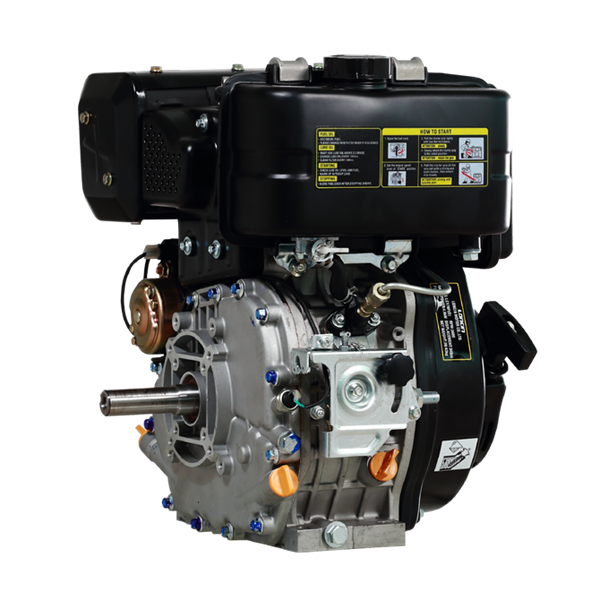 Dieselmotor Loncin 10 hk, 25,4 mm axel, elstart.  - 5