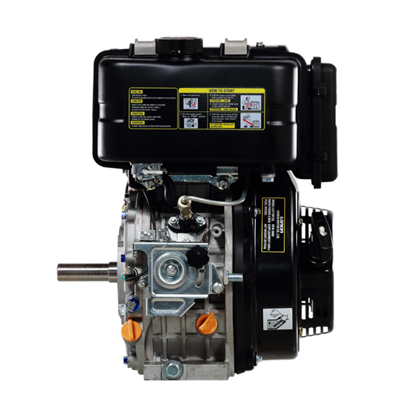 Dieselmotor Loncin 10 hk, 25,4 mm axel, elstart.  - 4