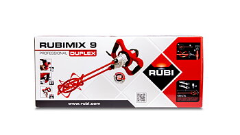 Murbruksblandare Rubi Duplex 1350 watt, 230 V, 50-60 Hz