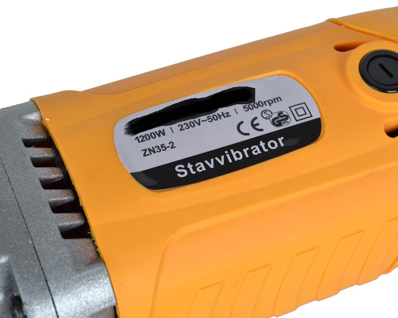 Stavvibrator för betong med 2 meters slang - 4