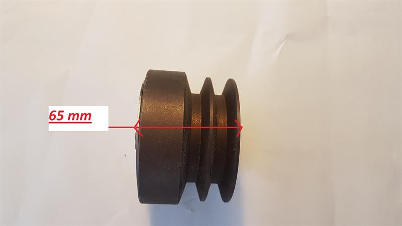 Slungkoppling 2-spårig till Bernards flismaskin RCG12, 25 mm axel. OBS! ny modell. - 3