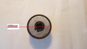 Slungkoppling 2-spårig till Bernards flismaskin RCG12, 25 mm axel. OBS! ny modell.
