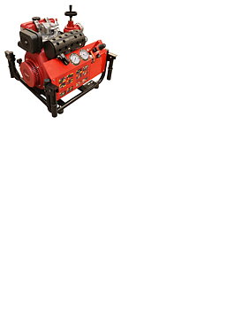 Vattenpump Bernards diesel med elstart, brandpump