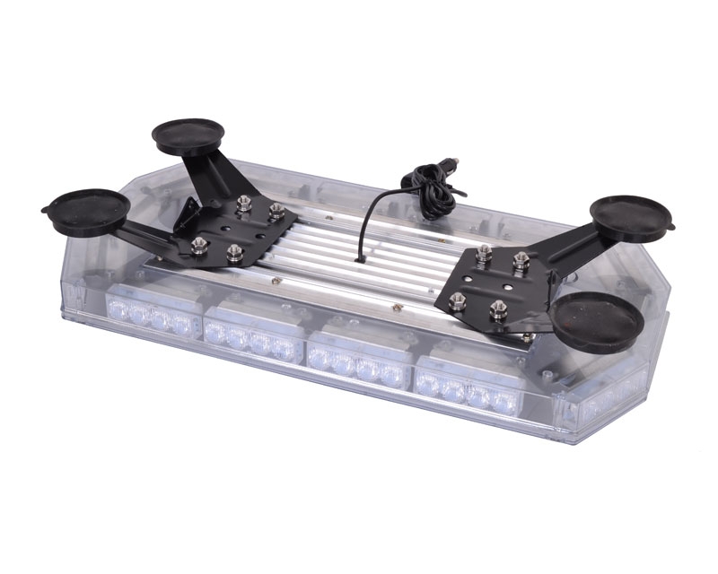 Blixtljusramp med magnetfötter, 60 cm, 12/24 volt. - 2