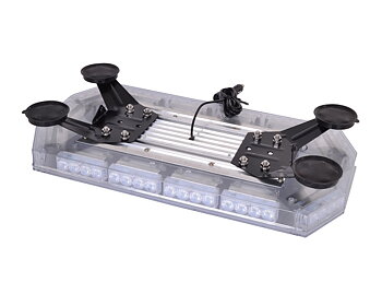 Blixtljusramp med magnetfötter, 60 cm, 12/24 volt.