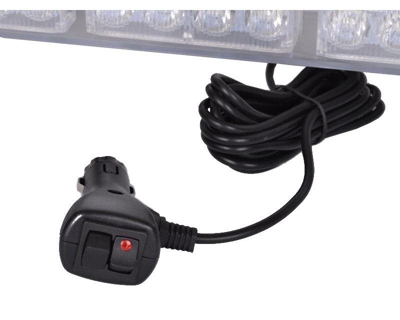 Blixtljusramp med magnetfötter, 60 cm, 12/24 volt. - 3