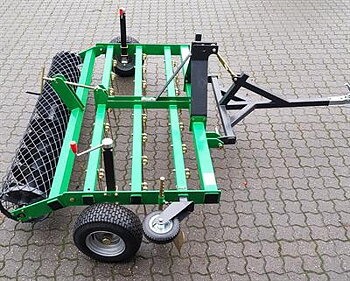 Rid/grusgångharv för ATV och traktor.
