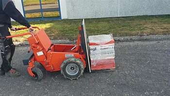 Lyftgafflar/transportplatta till Bernards minidumper RCD500E