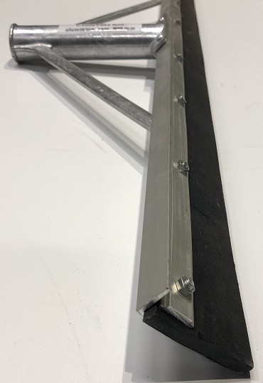 Gummiraka med aluminiumram, bredd 600 mm - 3