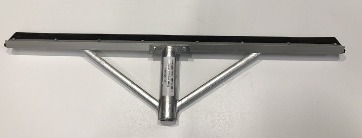 Gummiraka med aluminiumram, bredd 600 mm