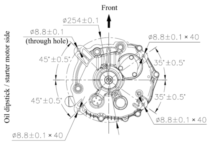 Bensinmotor Loncin 12,0 hk - 3