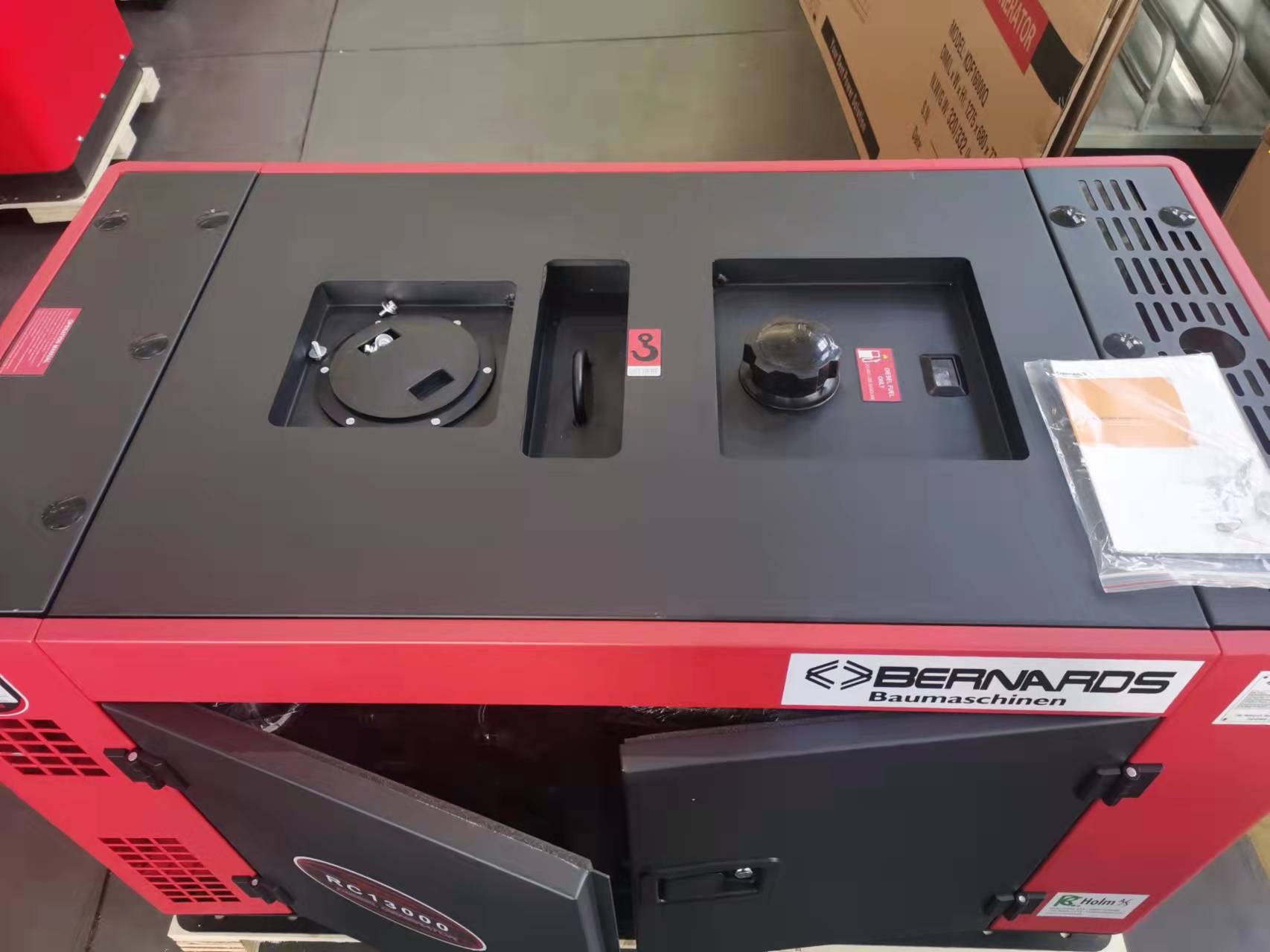 Elverk Bernards RC13000 inkl. trailer. Trailern finns på bild utan elverk i. - 5