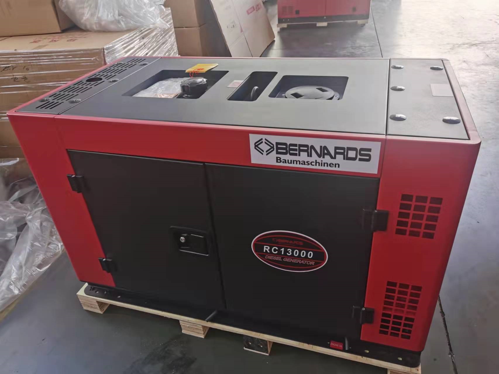 Elverk Bernards RC13000 inkl. trailer. Trailern finns på bild utan elverk i. - 4