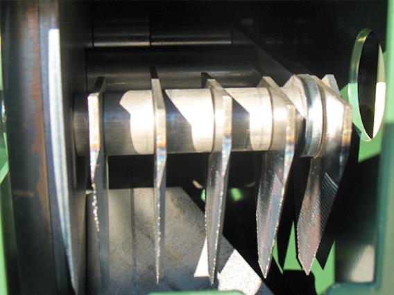 Bio-Shredder Negri NR185BHHP13AERIN. Med Honda GX390 motor. Justerbara hydrauliska matarrullar. Antistress. - 4