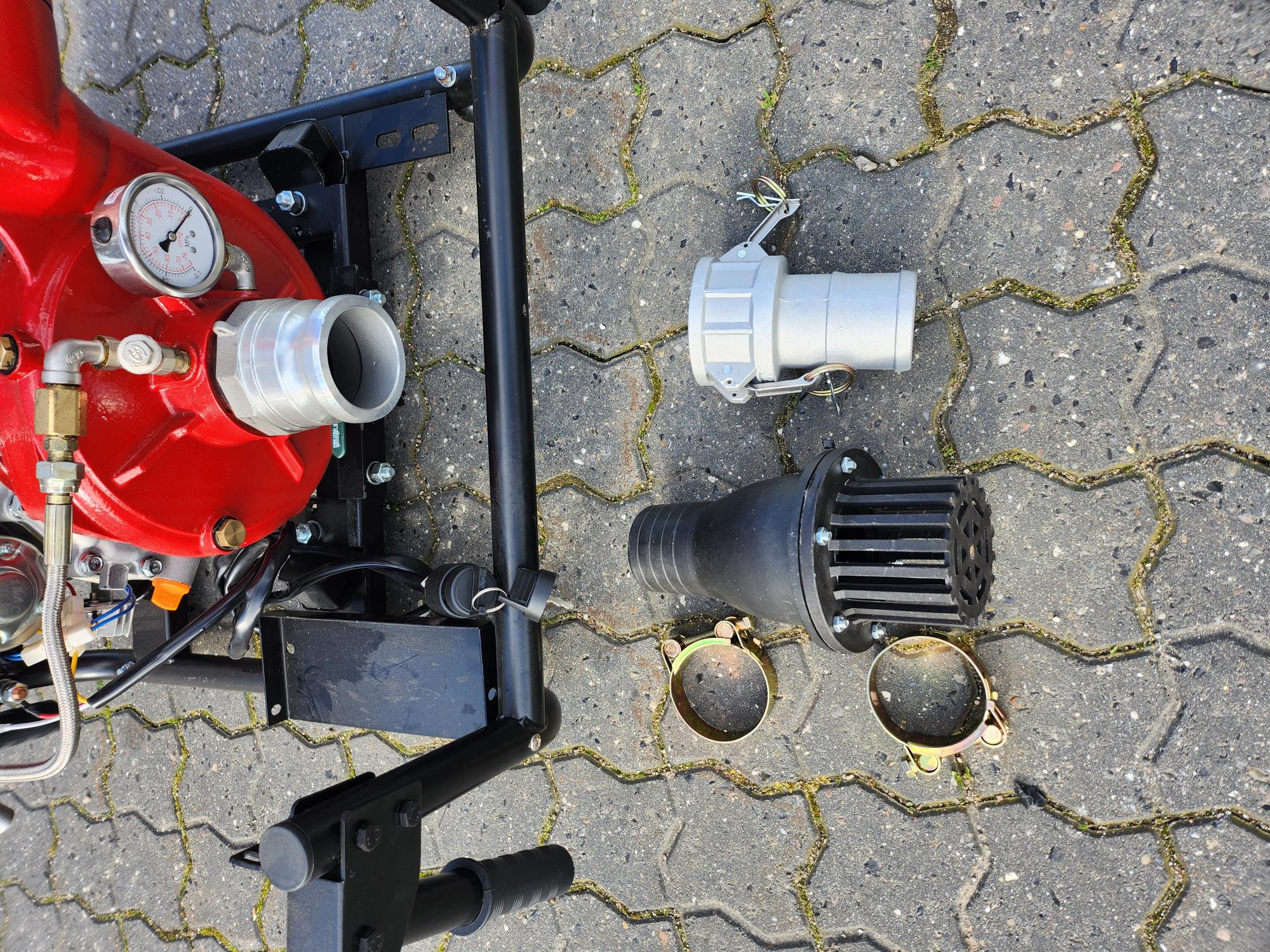 Vattenpump Bernards diesel med elstart, brandpump - 8