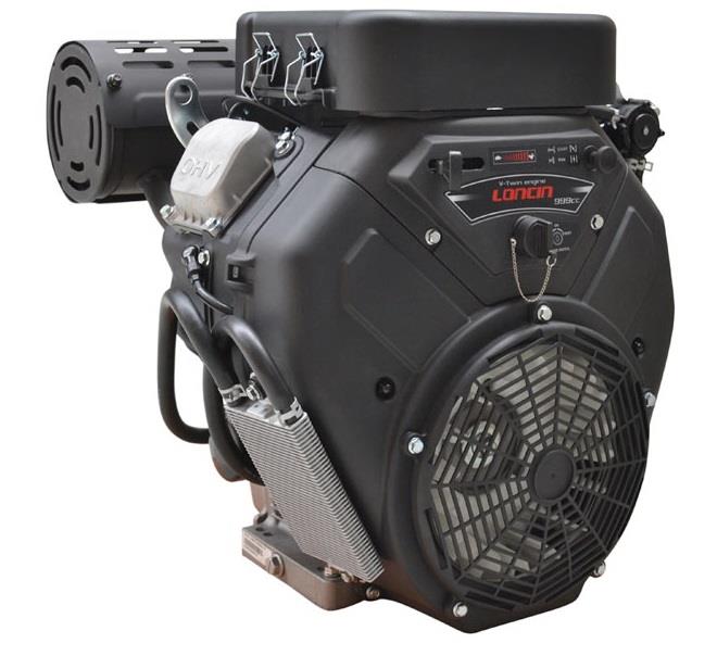 Bensinmotor Loncin, V-twin, 30hk med 36,5mm horisontell axel - 3