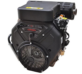 Bensinmotor Loncin, V-twin, 30hk med 36,5mm horisontell axel