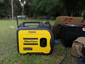 Elverk Atlas Copco P2000i med inverterteknik