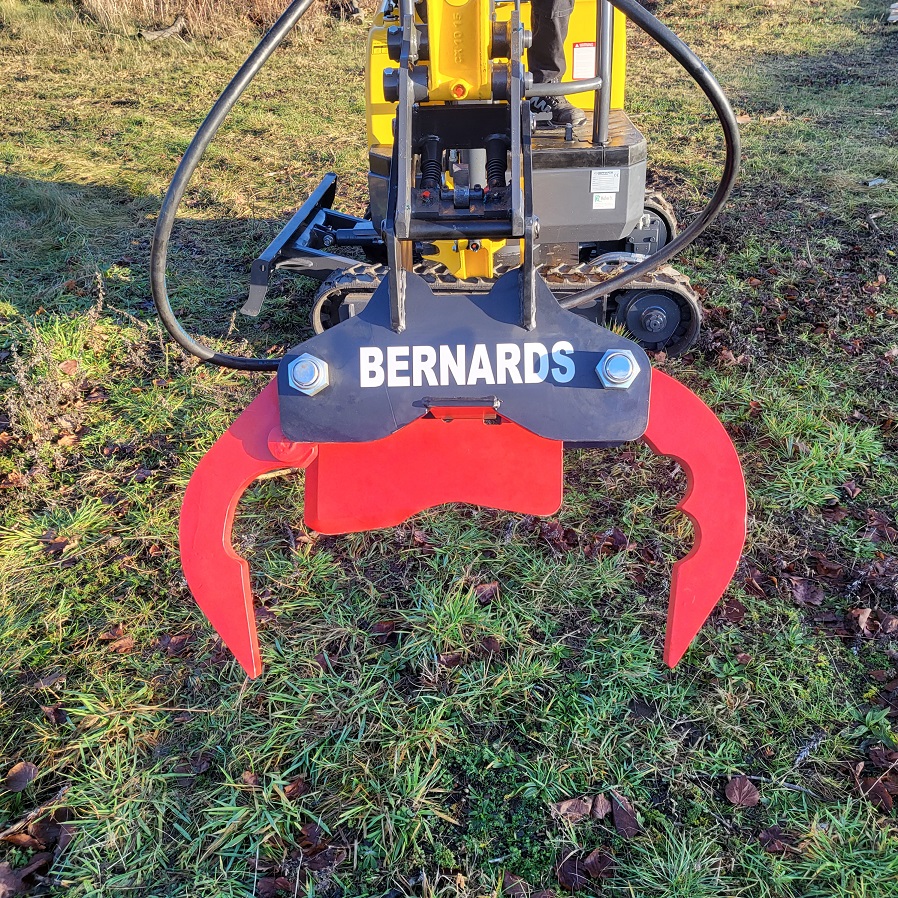 Trädklippare Bernards hydraulisk till minigrävare eller minilastare - 2