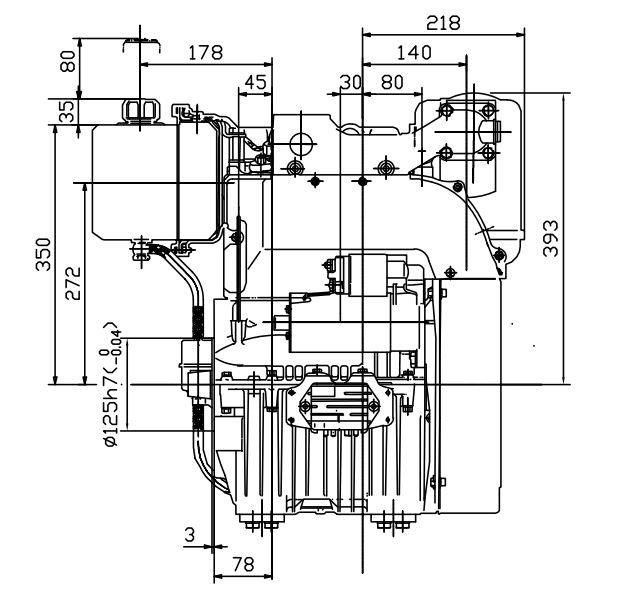 Motor, diesel, max 23hk, luftkyld - 7