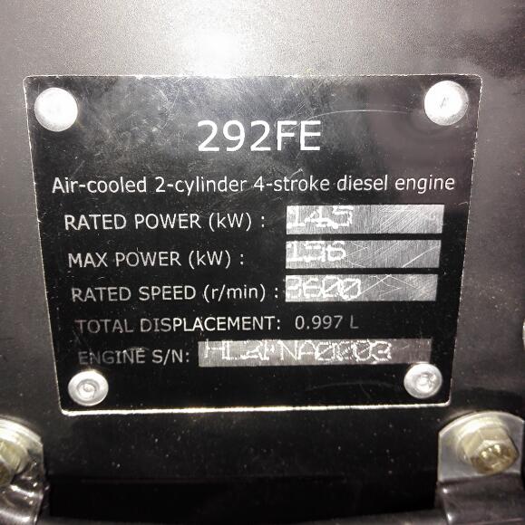 Motor, diesel, max 23hk, luftkyld - 3