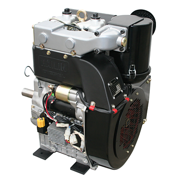 Motor, diesel, max 23hk, luftkyld
