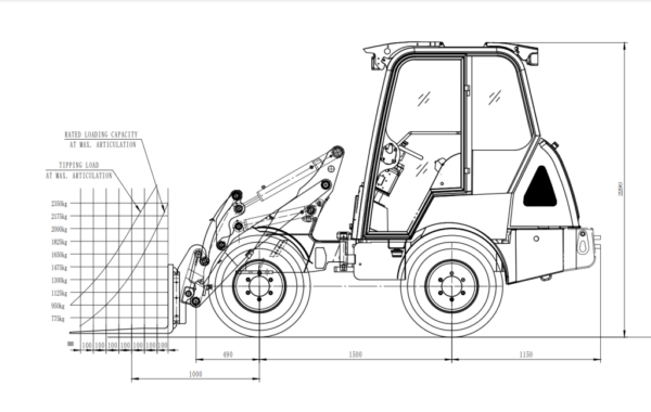 Hjullastare Bernards W1650C 4x4 med Euro5 motor - 8