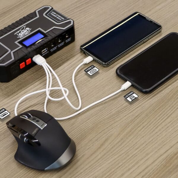 SHARK Jump Starter, batteribooster, 12 000 mAh. - 9