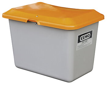 Grusbehållare CUBE GRP Plus 3, 200 liter grå/orange