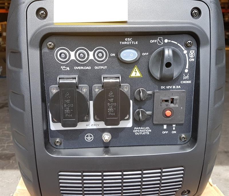 Elverk Loncin LC3000i med inverterteknik. - 5