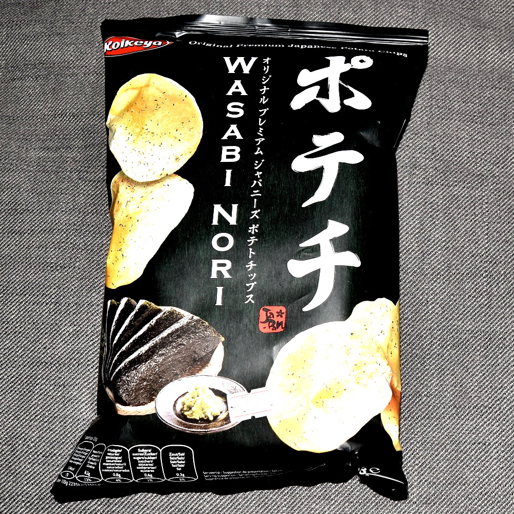 Koikeya Potatischips Wasabi & Nori, 100g