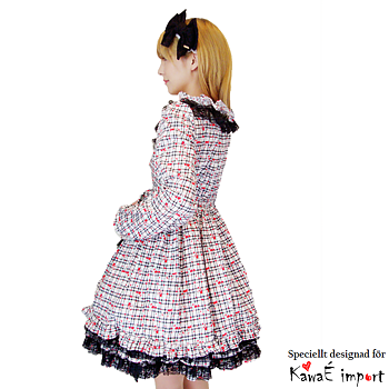 Rutig Smultron Dress, L-4L