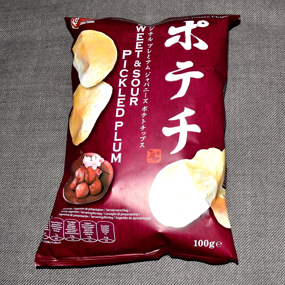 Koikeya Potato Chips Sweet & Sour Pickled Plum, 100g