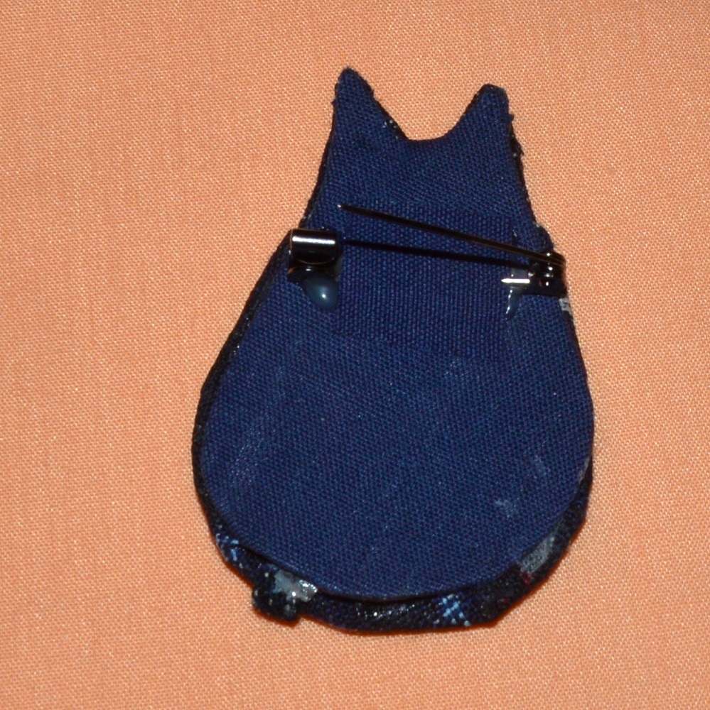 Brosch Kimonotyg Katt - 2