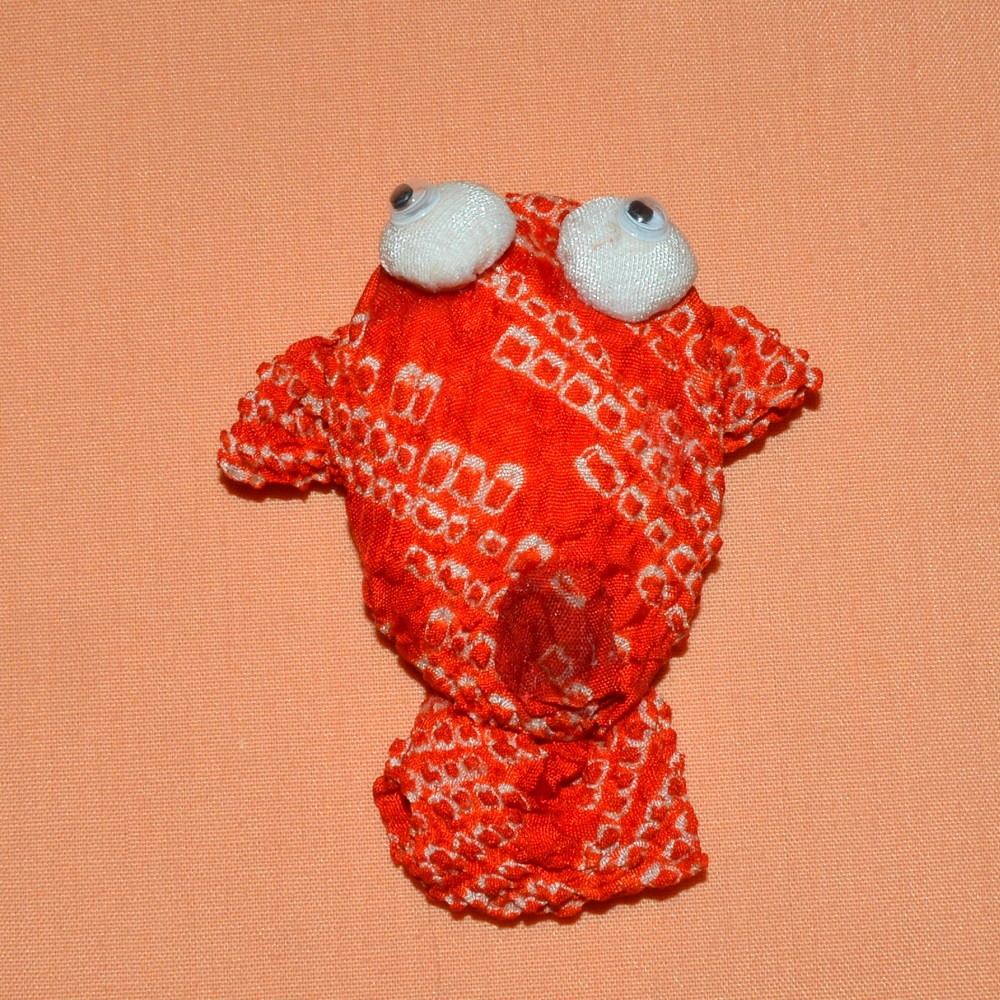 Brooch kimono Gold Fish