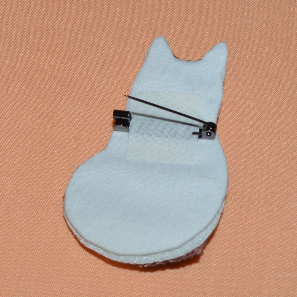 Brosch Kimonotyg Katt - 2