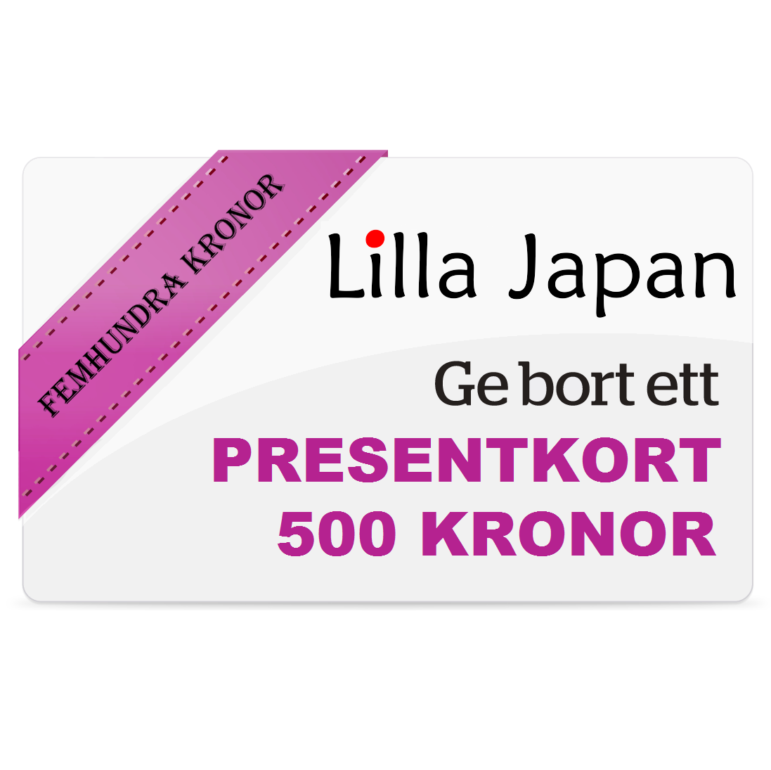 Gift Certificate SEK 500